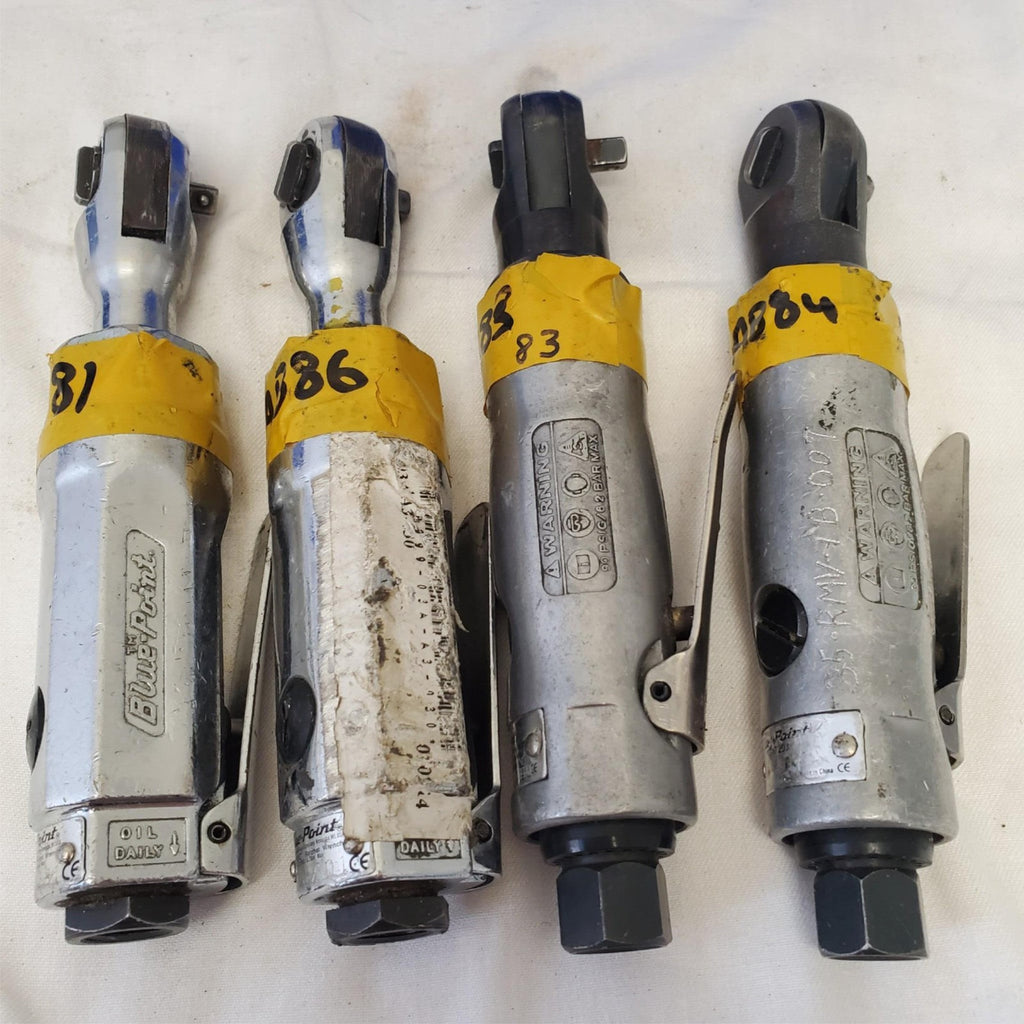 Lot of 3 Assoretd Heavy Duty Pneumatic Air Ratchet Wrench  LOT-164