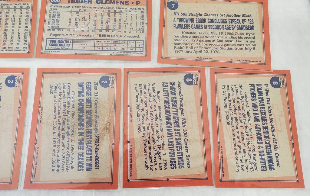 Topps 40 Years Of Baseball Rangers Nolan Ryan & More Basketball Trading Cards