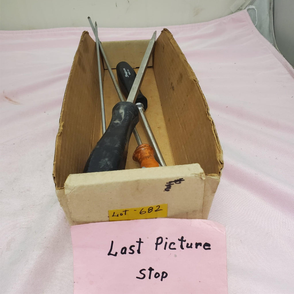 Lot of 4 Snap-on & Witte Flat Head Screwdriver LOT-682