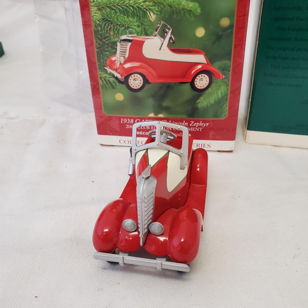 Hallmark Kiddie Car Classics 1938 Garton Lincoln Zephyr & 1937 Steelcraft Auburn