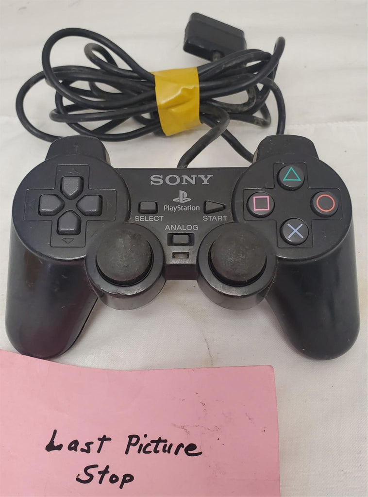 Sony PlayStation 2 SCPH10010 Black Dualshock Analog Controller 