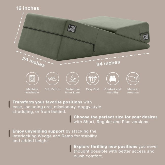 Liberator 24 Inch Wedge Ramp Combo Microfiber Purple