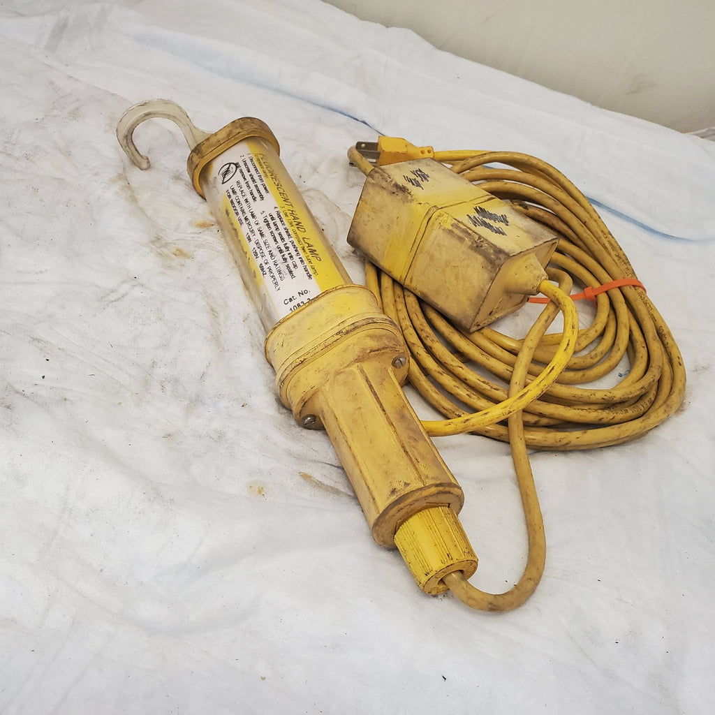 Vintage Fluorescent Hand Lamp Fluorescent Light - Yellow