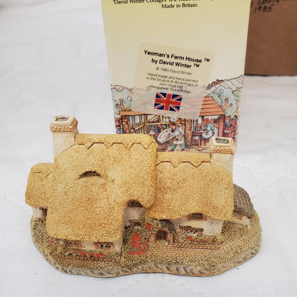 David Winter's The Windmill & Yeomans Farm House Handmade & Hand Painted
