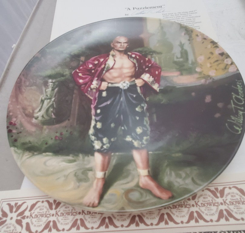 Vintage Lot of 4 Knowles Collector Plate Shall We Dance and A Puzzlement
