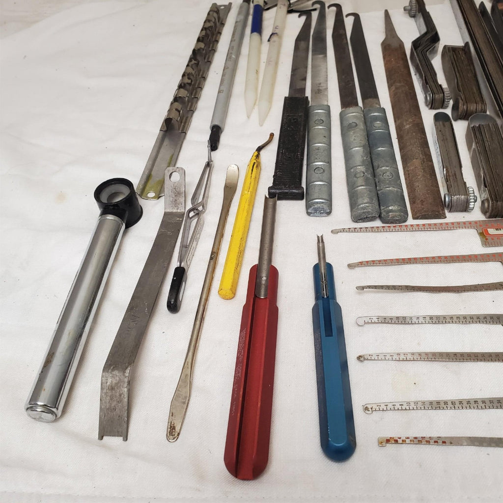 Lot of Grip Scale, Antique Irons Blades Cutters and More LOT-832