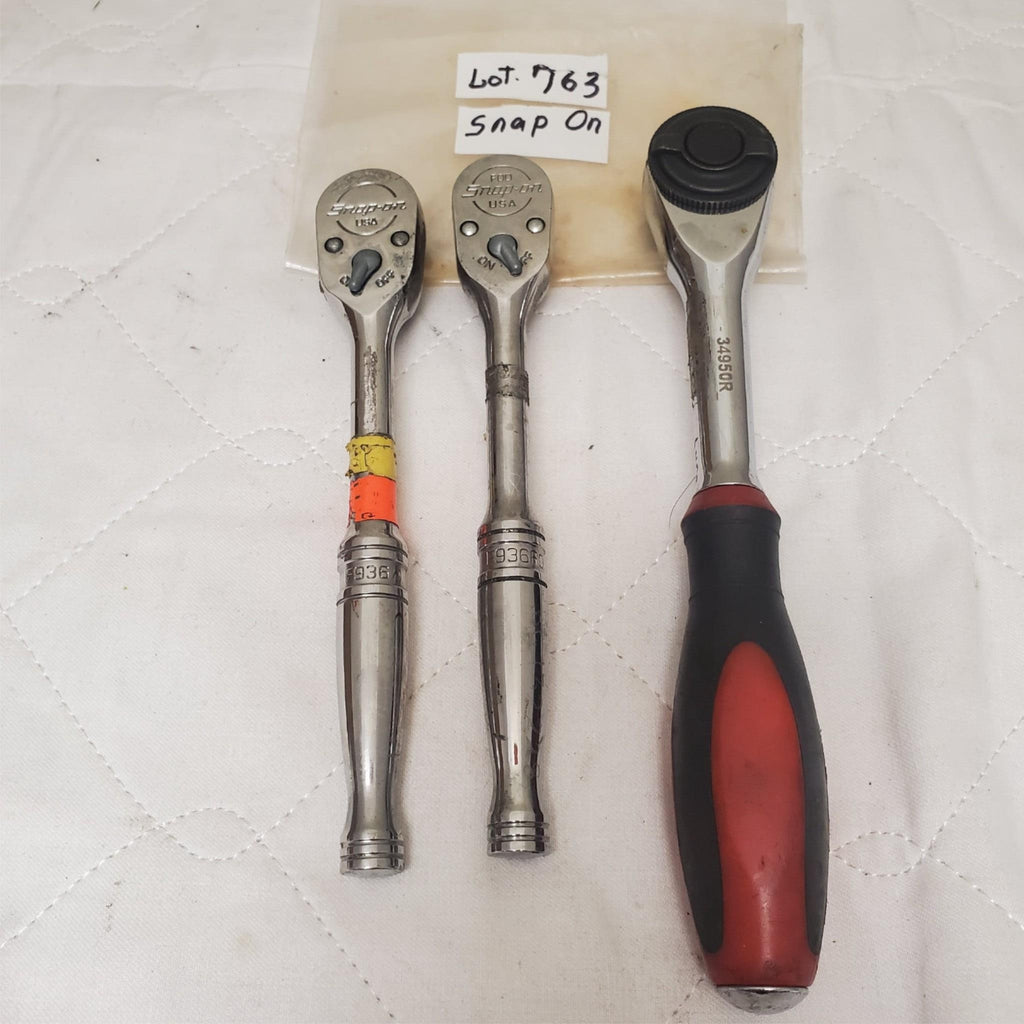 Lot of 3 Snap-On Ratchet Tools Set LOT-763