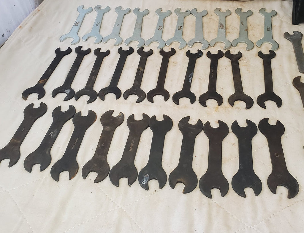 Lot of 50 Assorted Open End Service Wrench & other Wrench Tool LOT 239