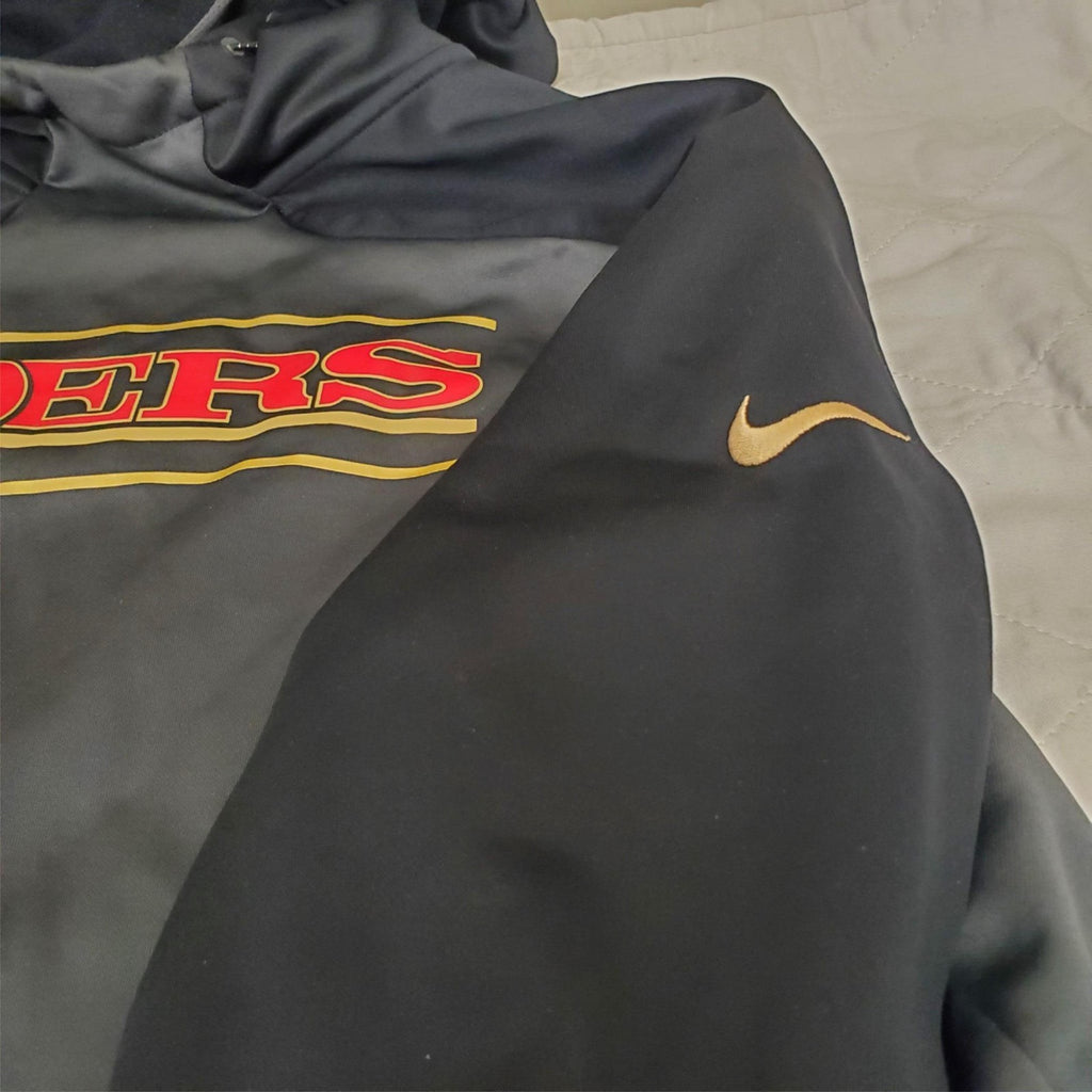 Nike Men's XXL NFL Therma-FIT Black Pullover Hoodie