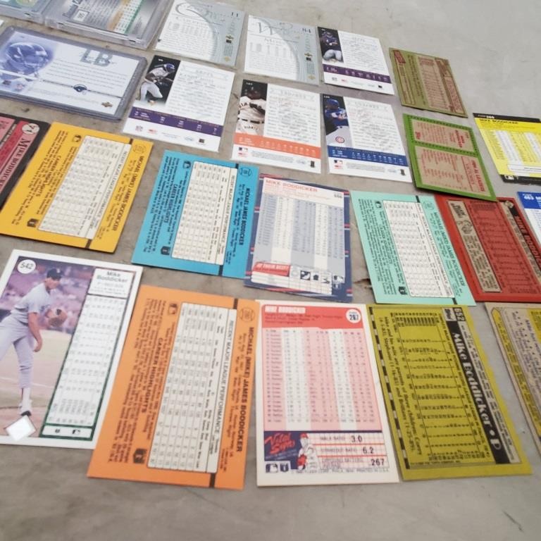 Lot Vintage Orioles Fleer Mike Boddicker Baseball Cards