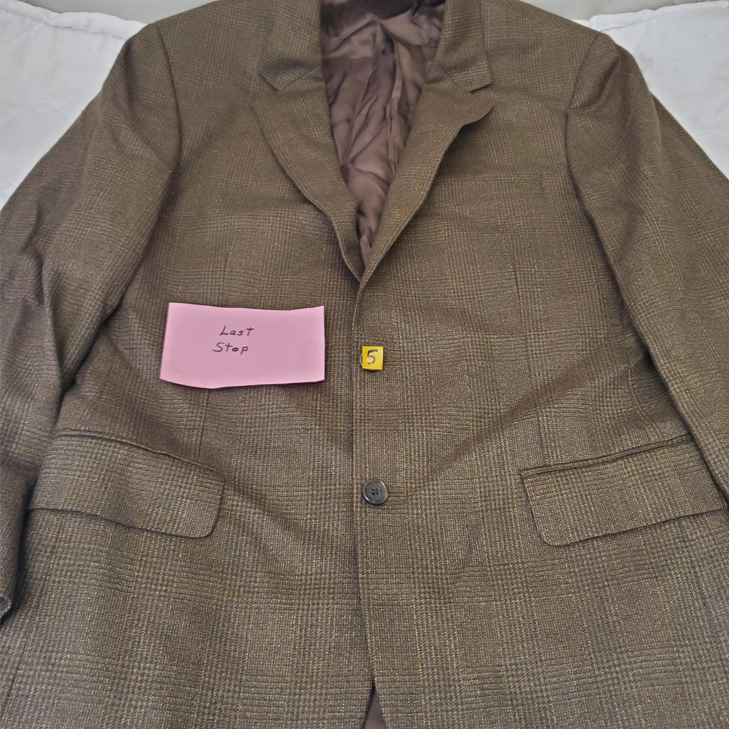 JOS A BANK Signature Collection 100% Wool Men Brown Blazer Sport Coat Jacket 40R
