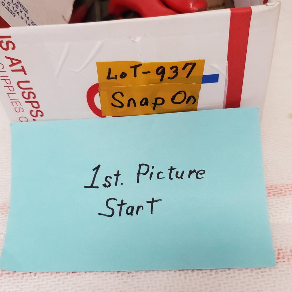 Lot of 5 Snap- On Diagonal Wire Cutter Snips Side Cut Nippers Pliers LOT-937