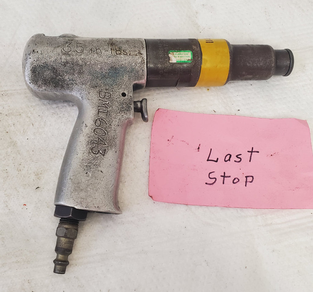 Cleco 8RSAPT-10 Pneumatic Pistol Grip 1/4" Air Tool Screwdriver/Nutrunner TTT-11