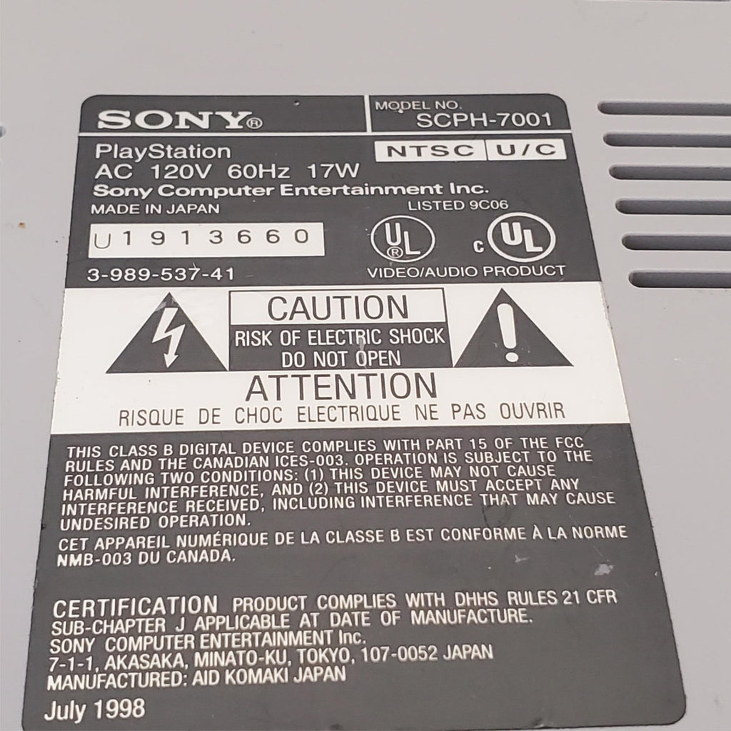Lot of 10 Sony Play Station 1 Consoles For Parts #1