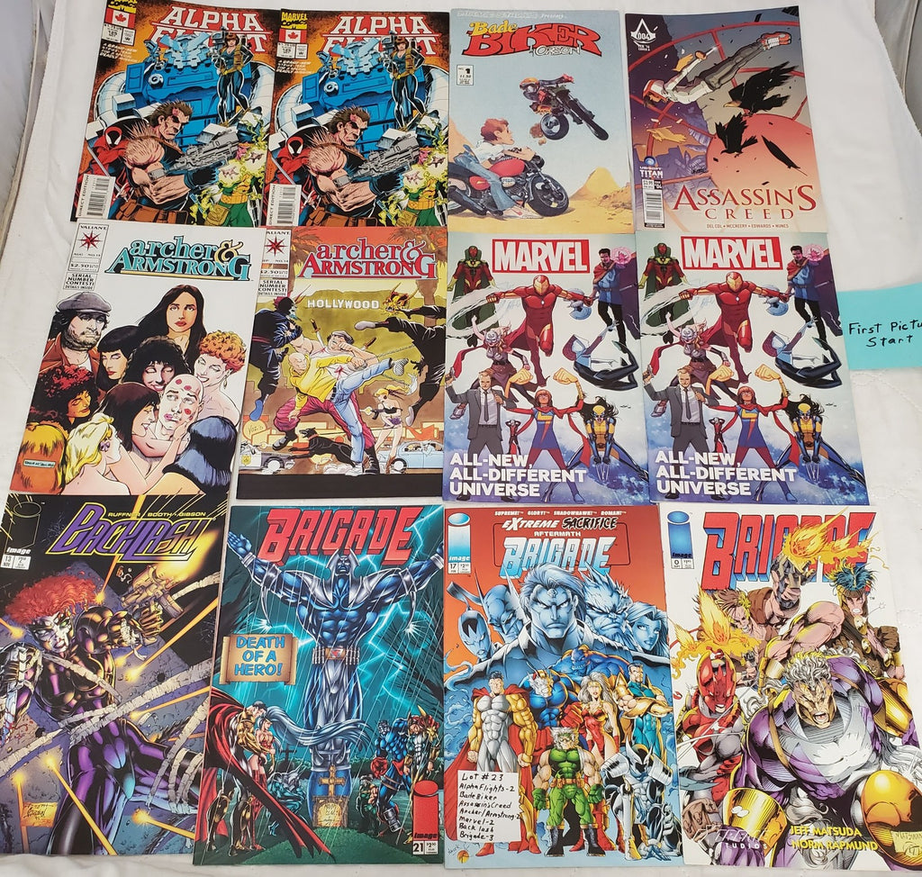 Lot of 12 Archer & Armstrong Assassins Creed & Other Marvel Comic Books #23