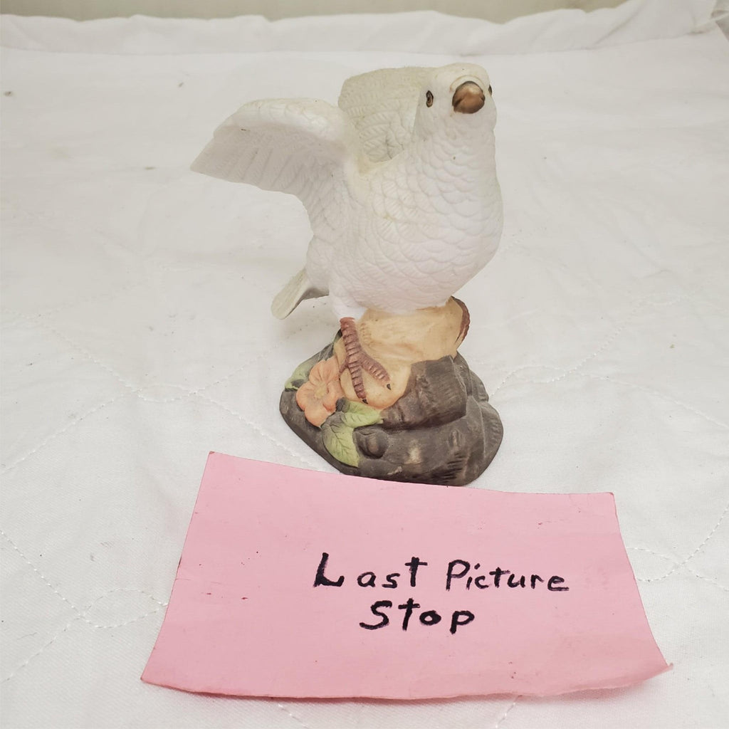 White Dove Ceramic Porcelain Figurine #2