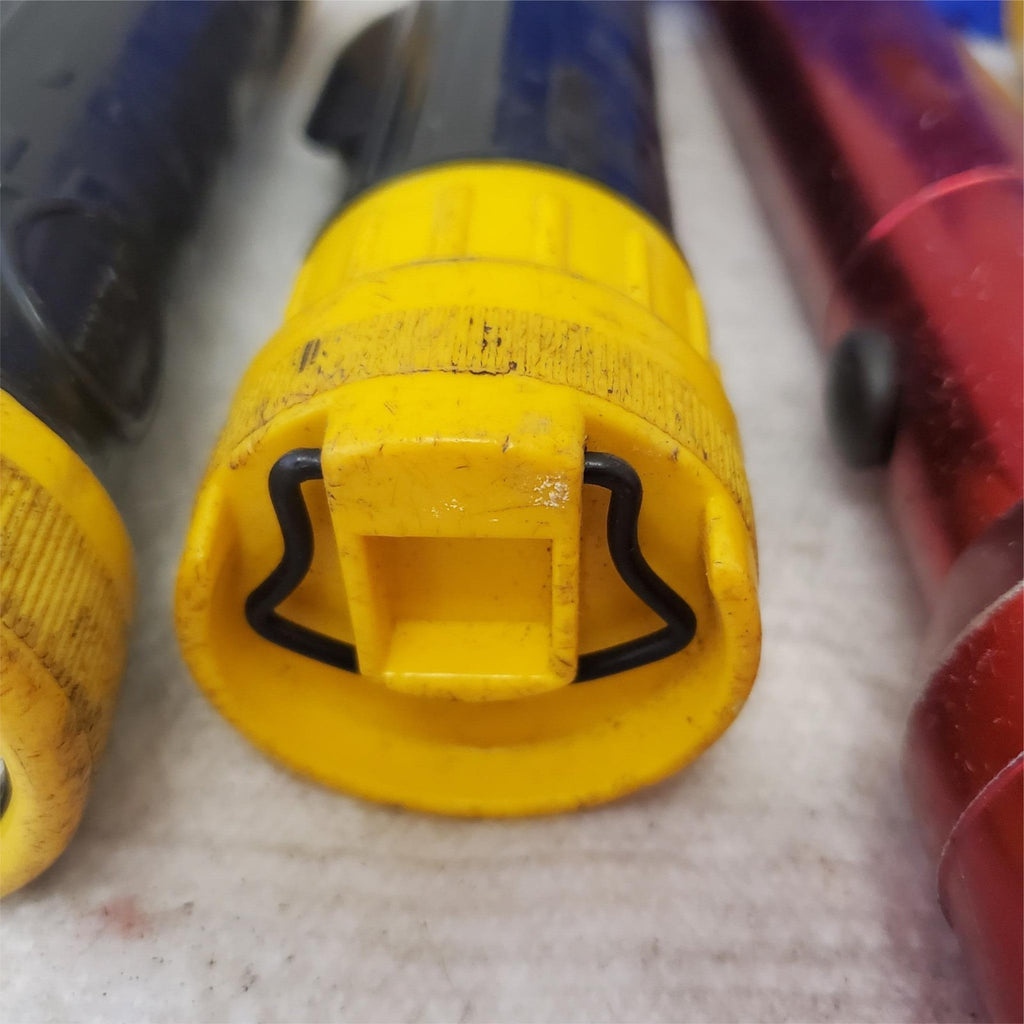 Lot of 5 Msha and Brinkmann Legend Aluminum Flashlight