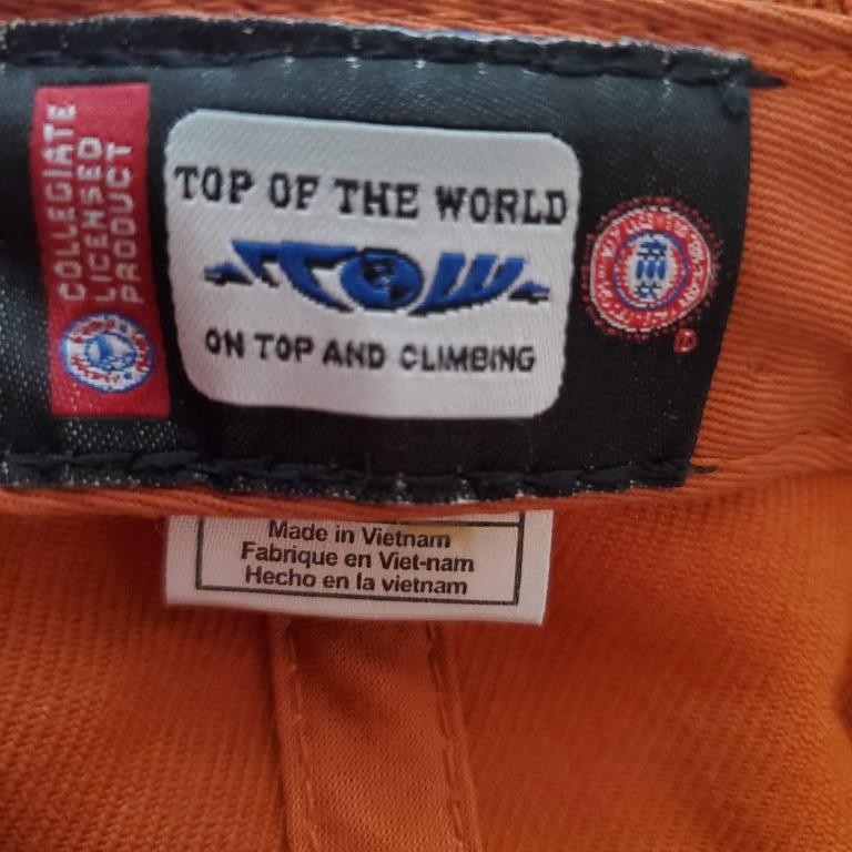 Texas Longhorns Hat Cap Top of the World on Top and Climbing Orange Hat Cap