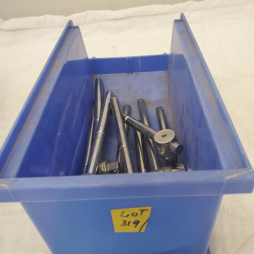 Lot of 9 Assorted 3/8 Inch Drive Sliding T-Bar LOT-319