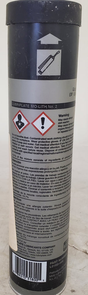 Lubriplate L0108-098 No. 3000 Multi-Purpose Grease Cartridge, 14.5 oz.