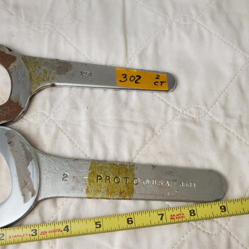 Set of 2 PROTO 3564 Service Wrench Tool LOT 302