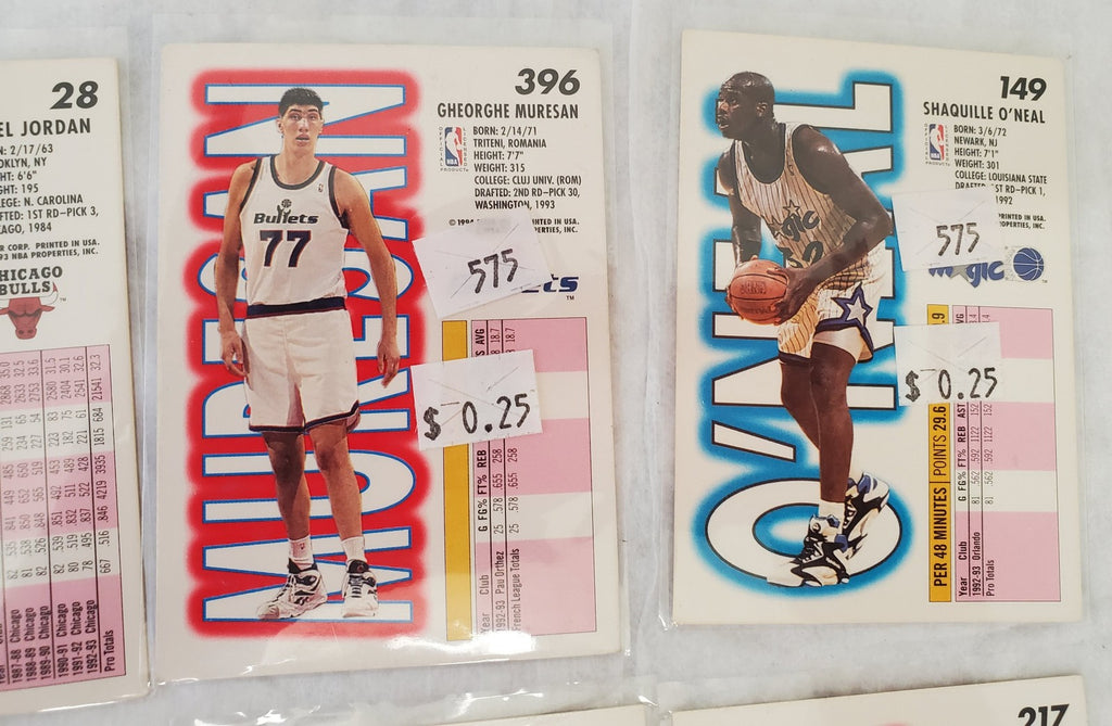 1993-94 Fleer Michael Jordan Harold Miner Heat and More Baseball Trading Cards