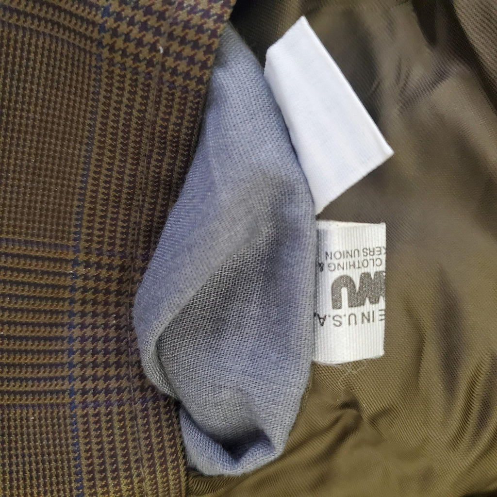 HUGO BOSS Tatlagia 100% Wool Mens Brown Blazer Suit Jacket Sport Coat 42R