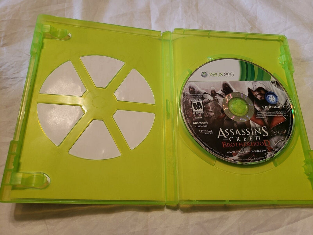 Assassin's Creed: Brotherhood Microsoft Xbox 360 Game Disc Libisoft