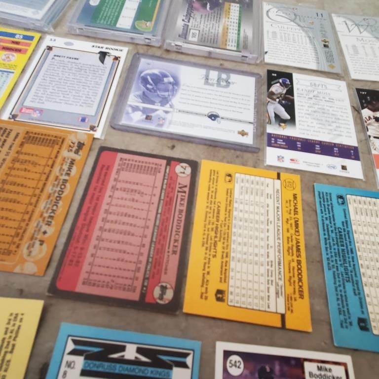 Lot Vintage Orioles Fleer Mike Boddicker Baseball Cards