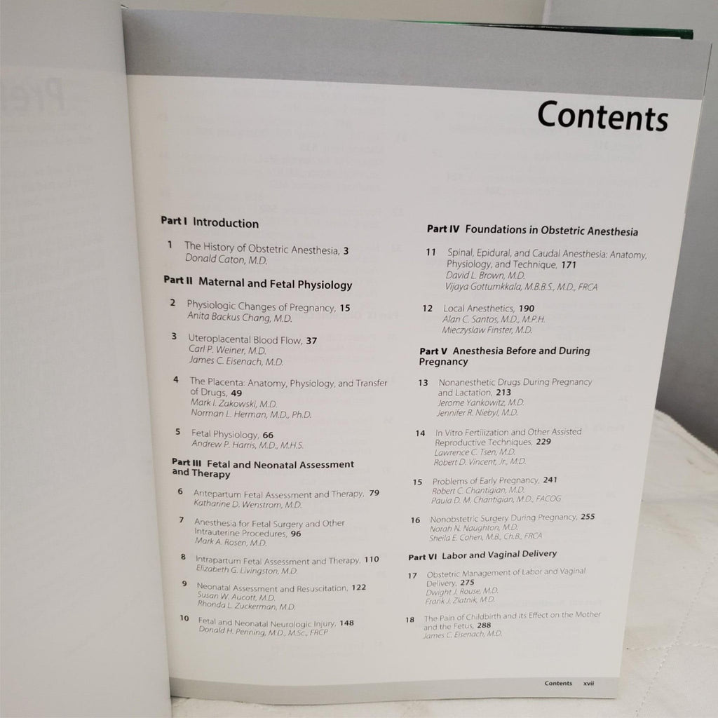 Obstetric Anesthesia Principles and Practice 3rd Edition by David H. Chestnut