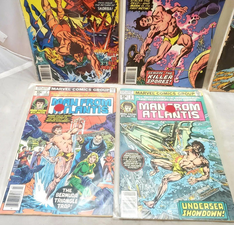 Aquaman The Trail of the Ring and Marvel Comics Group Marvel Man From Atlantis