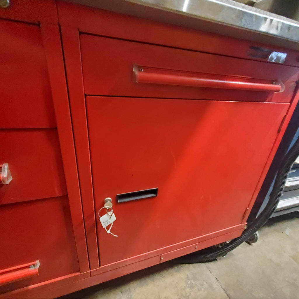 Equipto 5 Drawer Custom-Designed Red Modular Cabinet (12)