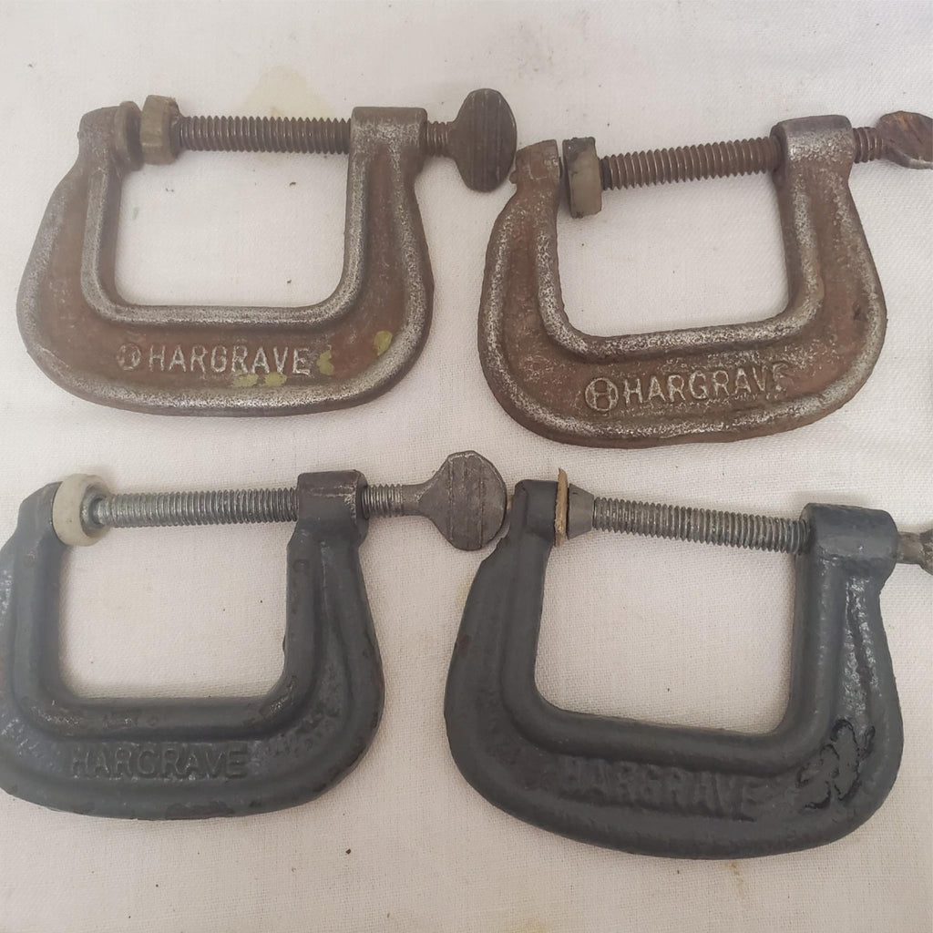 Lot of 6 Wilton Hargrave C-Clamp Wrench Hand Tool Set LOT-128