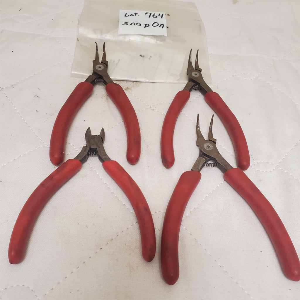 Lot of 4 Snap-On Electronic Pliers Tools Set LOT-764