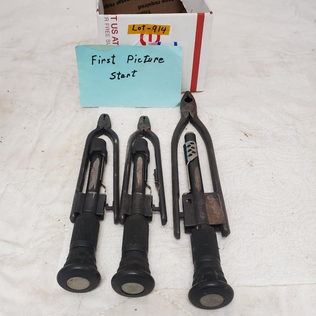 Lot of 3 Reversible Safety Wire Twister Pliers LOT-914