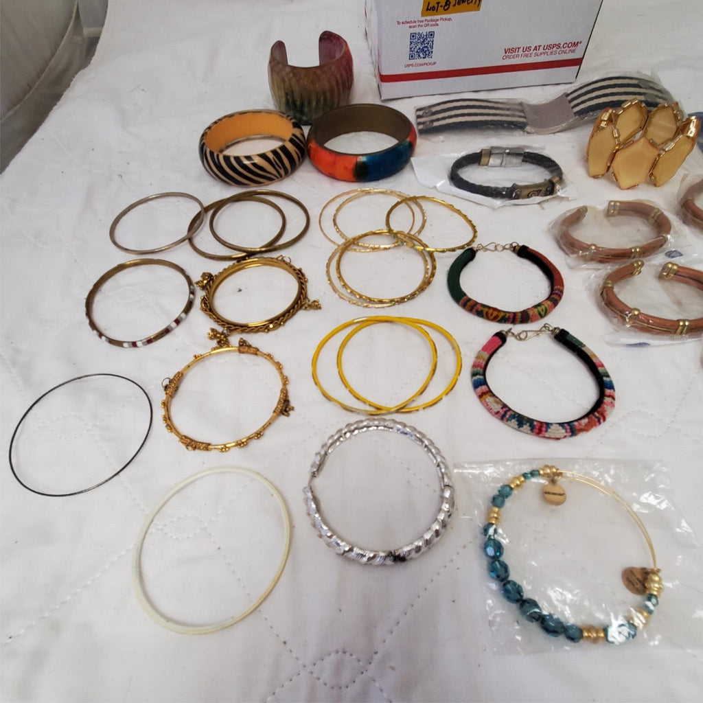 Lot of Assorted Various Bangles, Ear Rings & Bracelet LOT-8