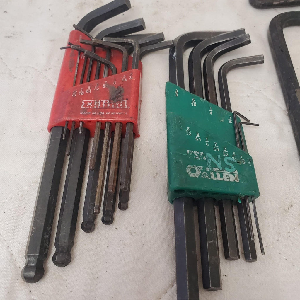 Lot of Assorted Hex-L Key & T-Handle Allen Wrench Lot-363