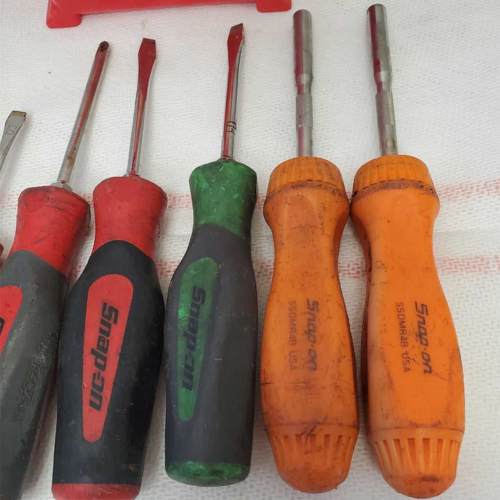 Lot of 6 Snap onSoft Grip Combination Screwdriver Set LOT-659