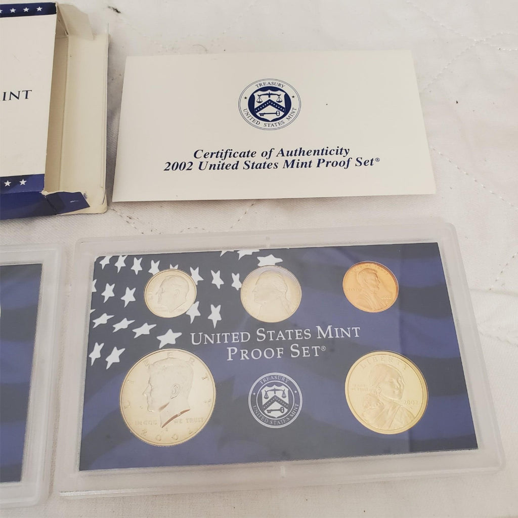 2002-S Proof Set 10 Coin US Mint Set w/ OGP & COA Uncirculated Collector Coins
