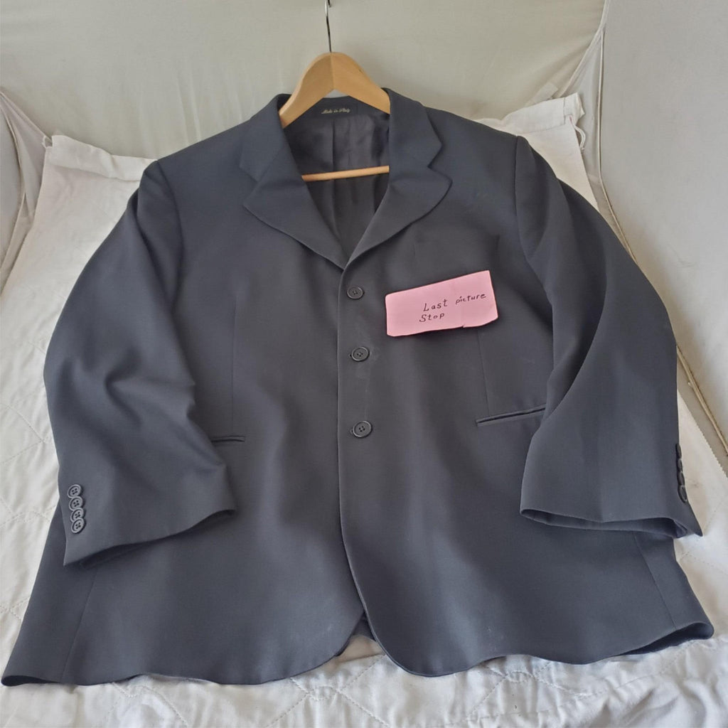 Roberto Cavalli Gray Woolen Blazer Sport Coat Size 44R