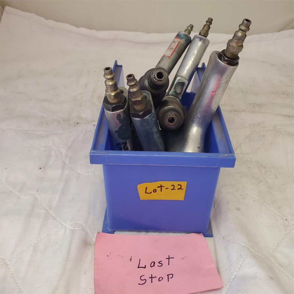 Lot Cleco Pneumatic Pistol Grip 1/4" Air Tool Screwdriver/Nutrunner Tools Lot-22