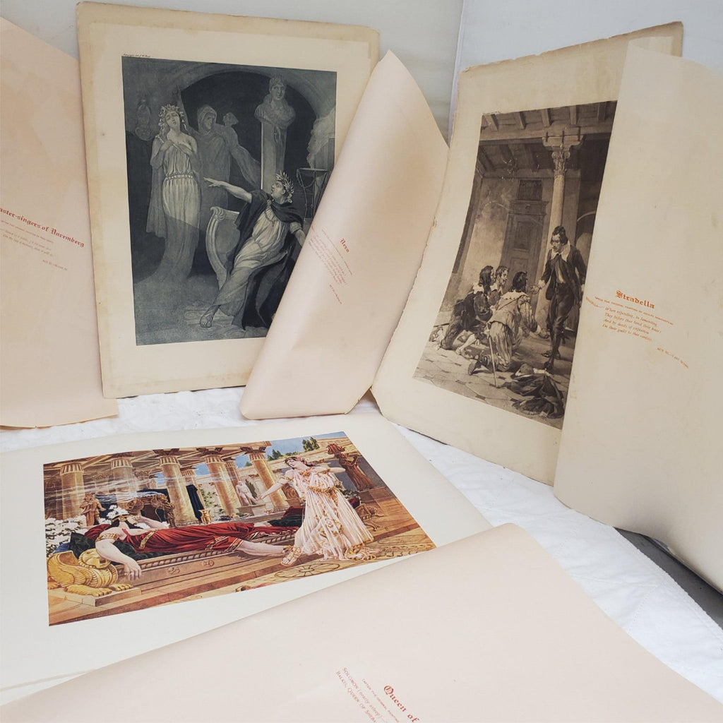 Lot of Antique Vintage Photogravure  Steeple Davis Misc Artist Prints