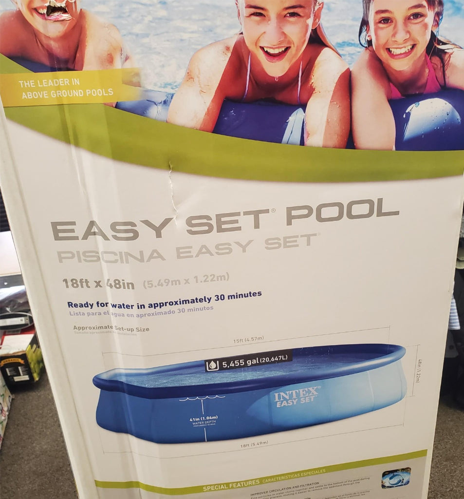 Intex 18ft X 48ft Easy Set Above Ground Pool