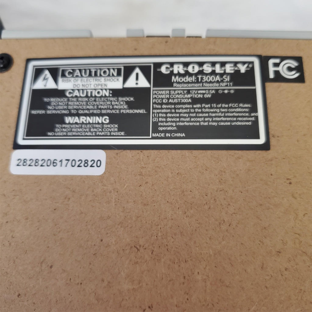 Crosley T300A-SI Speed Component Bluetooth Turntable