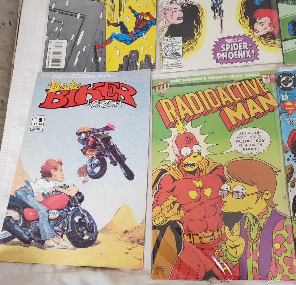 Lot of 12 Star SilverSurfer DC Marvel Superman Spiderman & Other Comic Books #10