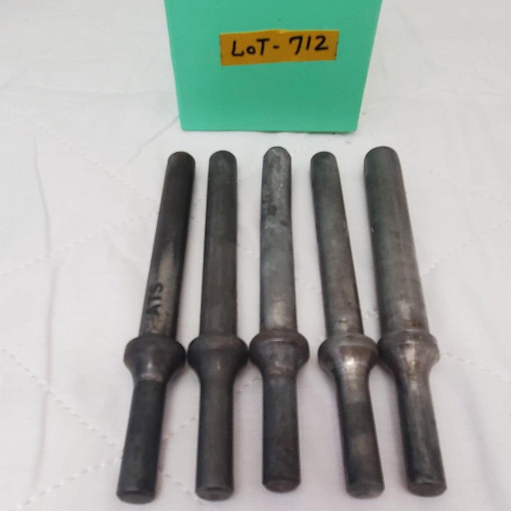 Lot of 5 Air Rivet Hammer Bits Accessories LOT-702