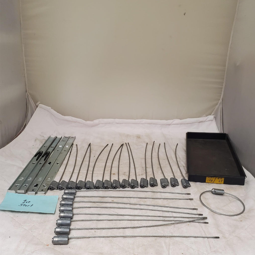 Lot of 29 Assorted Inner Outer Rail Rack Mount & Uline Cable Seal LOT198