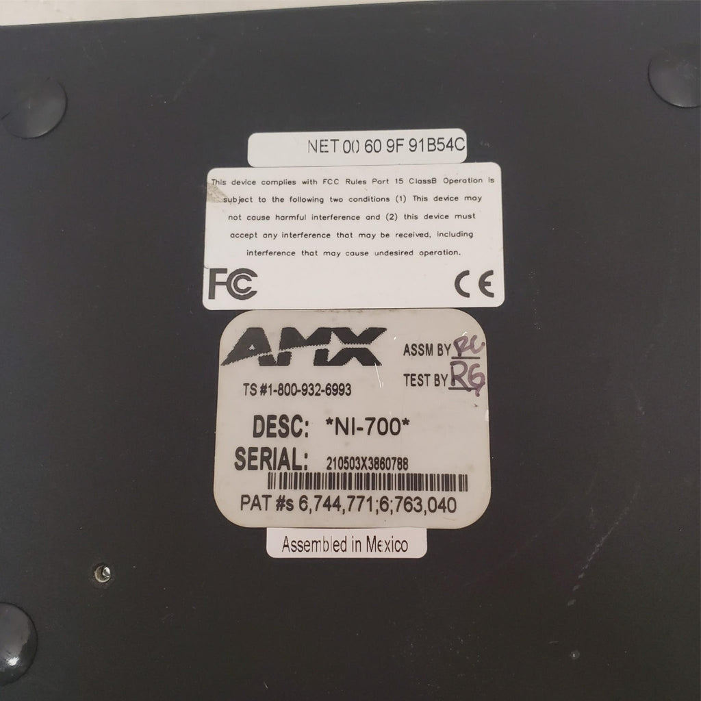 AMX NI700 NetLinx Integrated Controller for Network Management