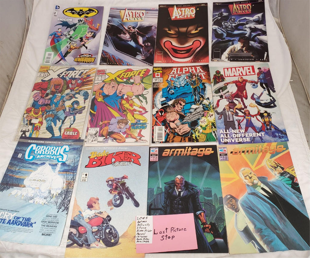 Lot of 12 DC Batman Astrocity Marvel XForce Cerebus & Others Comic Books #5