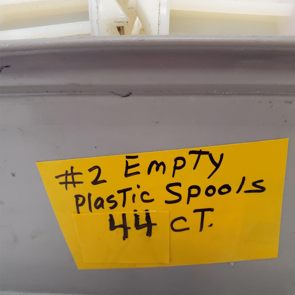 Lot of 44 Empty Plastic Spools #2